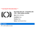 thumbnail image 2 of Rear Brake Shoe Set - Compatible with 1999 - 2000 Cadillac Escalade, 2 of 2