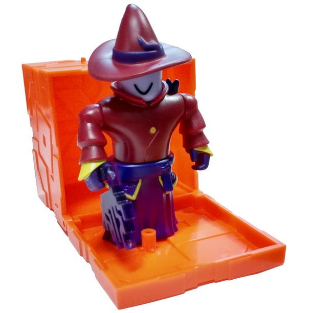 Roblox Series 6 Dread Dark Wizard Mini Figure With Orange Cube