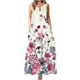 thumbnail image 1 of Vestido de tirantes de camisola con estampado de manga corta con estilo de verano para mujer OAVQHLG3B Store lin121212, 1 of 4