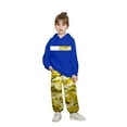 thumbnail image 2 of GBSYEWXS Outfits Sets For Child boys Casual Camouflage Print Sweatshirt Pant Athleisure Long Sleeve Blue Outfit Set Size 7-8 Years, 2 of 4