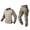MC, variant on Men's Tactical Camouflage Combat Uniform BDU Set Long Sleeve Jacket and Pants with Removable Elbow Pads for Paintball Hunting Camping, L