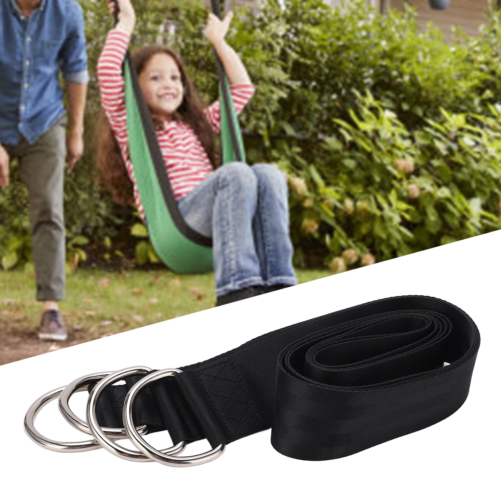 Details about   Tree Swing Hanging Kit Hammock Strap Extra Long 150cm 350 KG Camping Accessories 