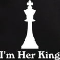 thumbnail image 3 of CafePress - I'm Her King Men's Dark Pajamas - Men's Dark Loose Fit Cotton Pajama Set, 3 of 7