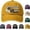 Yellow, variant on Raised on Vinyl and V8s The Gearhead Classic Cap, Vintage Washed Adjustable Baseball Hat for Car Guys (1 Pc)