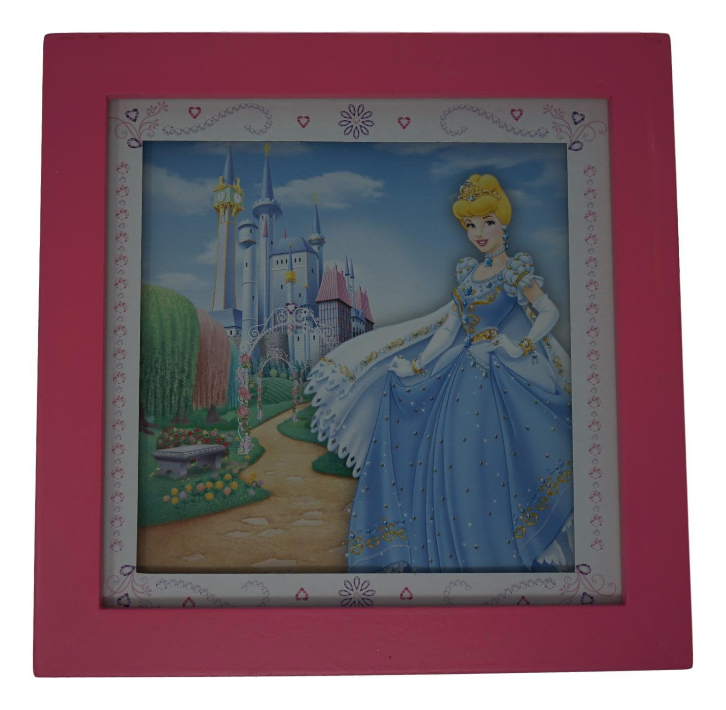 disney-princess-framed-wall-art-10x10-cinderella-walmart