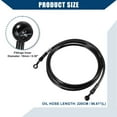 thumbnail image 4 of Unique Bargains 1 Set 220cm Length Brake Hose Motorcycle Hydraulic Brake Line Oil Hose Pipe Fitting with Banjo, 4 of 7