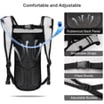thumbnail image 3 of Neboic Paquete de 2 mochilas de hidratación con vejiga de hidratación de 2 litros: mochila de agua liviana que mantiene el agua fresca hasta 4 horas con gran almacenamiento para niños, mujeres, hombre, 3 of 5