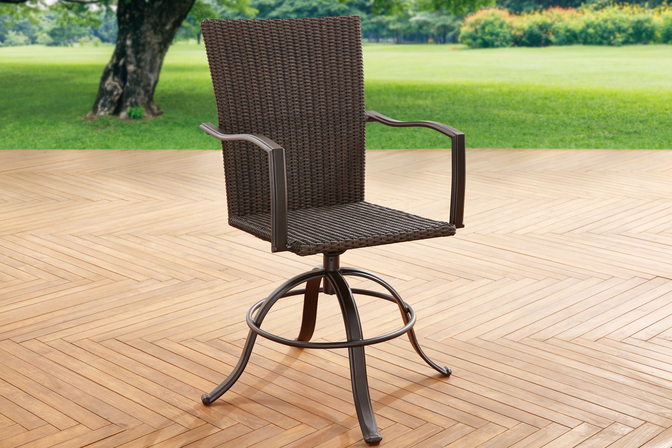 Better Homes And Gardens Piper Ridge Outdoor Patio Dining Set 5 Piece High Top Walmart Com Walmart Com