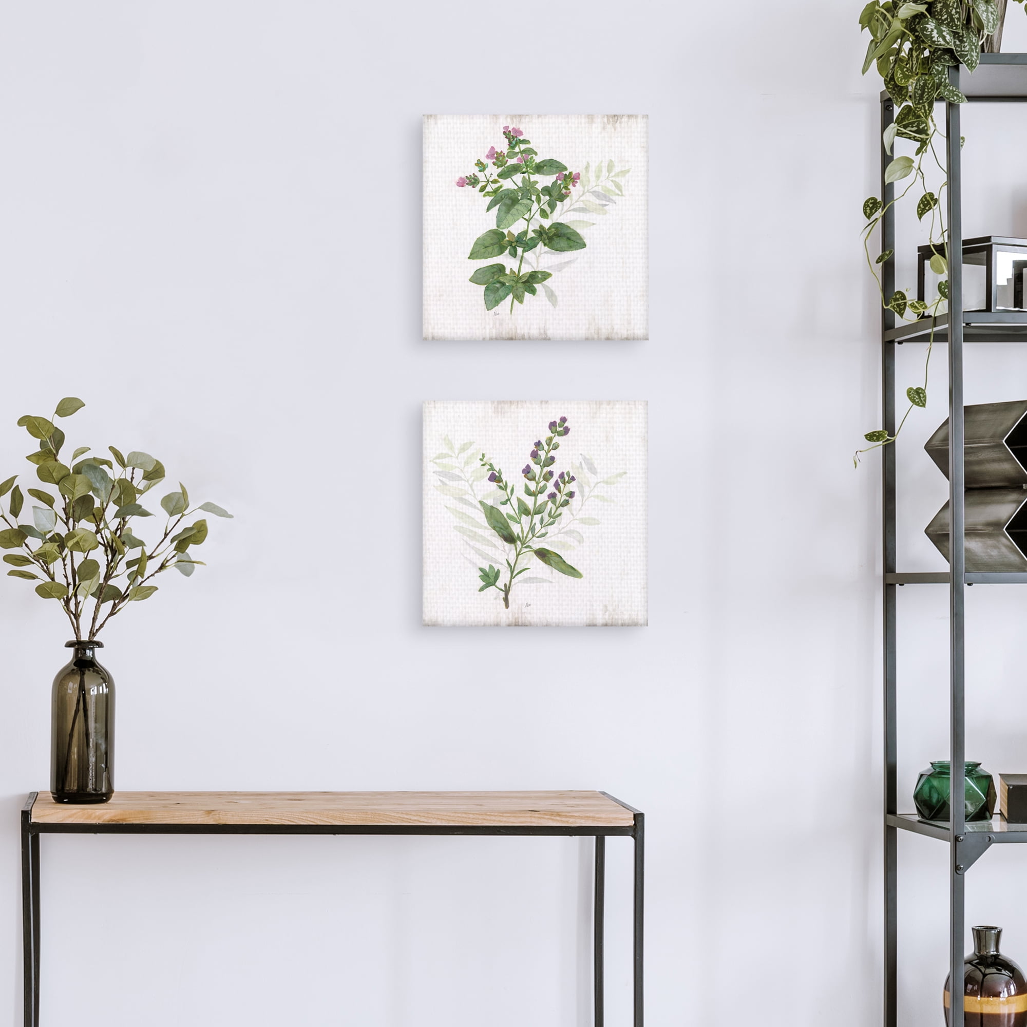 Kitchen Garden I & II by Nan Set of Canvas Art Prints