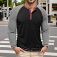 thumbnail image 2 of VJATTWR Male Men Crew Neck Long Sleeves T-Shirt White Small S, 2 of 8