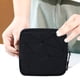 thumbnail image 5 of Bolsas De Toallas Sanitarias Bolso de almacenamiento de toallas sanitarias portátil para mujer, monedero de maquillaje de viaje (negro), 5 of 5