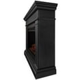 thumbnail image 5 of Bowery Hill Wood Black Electric Fireplace Rectangular Supplemental Heat 43.25"H x 55.5"W x 15.5"D, 5 of 10