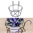 thumbnail image 4 of OULII Hanging Railing Planter Black For Decorative Planting 1Set, 4 of 5