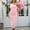 Pink, variant on Odbmxy Midi Dresses for Women Wrap Sleeveless Women Dresses Plus Bodycon Slim Plain One Shoulder Dressy Purple Party Dress