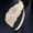Yellow Gold Plated, variant on Noble White Gold Plated Micro Pave Cubic Zircon Big Leaf Cuff Wide Open Bangle