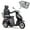 BLACK, variant on SKRT Electric Large 3 Wheel Mobility Scooters, Heavy Duty Wheelchair Device, 400 LBS Capacity for Seniors & Adults, Speed Adjust, Remote Key, Assembled In US, Receive Ready to Ride