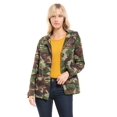 thumbnail image 3 of Made by Olivia Women's Military Anorak Safari Hoodie Jacket, 3 of 5