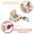 thumbnail image 3 of Hape Tabletop Cook and Grill Kid's Wooden Kitchen Play Set with Accessories, 3 of 5