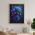 thumbnail image 6 of Diamond Art Kits for Adults - Blue Skull with Butterflies Glow 5d Diamond Painting for Adults, Diamond Art for Adults Beginners, Frameless Diamond Painting Kits for Adults for Home Wall Decor, 6 of 7