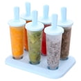 thumbnail image 1 of 6 Pack Premium Ice Molds Popsicle Silicone, Diy Secure Leakproof Caps, Reusable, Dishwasher Safe, Easy To Clean, For Kids And Adults, 1 of 5
