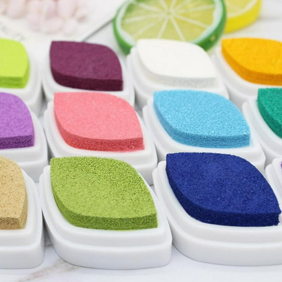 KHBUAB 1Pack Stamp Ink Pad For Rubber Stamp Inkpads Color Ink Pad DIY