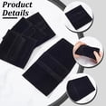 thumbnail image 4 of 24 Pcs Black Microfiber Jewelry Pouch Pocket Cosmetic Bag Velvet Jewelry Flap Pouches Folding Envelope Bag for Earrings Bracelets Necklaces Packaging 3.78×3.54x0.1 Inch, 4 of 9