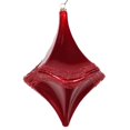 thumbnail image 1 of Vickerman MT194003D 8 in. Red Candy Glitter Drop Ornament, 1 of 3