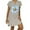 C-Gray, variant on ZQUUVOU Women's Dresses Loose Leisure Solid Color V Neck Short Sleeve Summer Dresses C-Gray