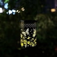 thumbnail image 3 of Butterfly Solar Lanterns Outdoor Hanging, Hollowed-Out Metal Waterproof LED Garden Decor Light For Patio Yard Pathway Lawn Front Porch, Christmas Thanksgiving Birthday Gifts For Women Mom Grandma, 3 of 9