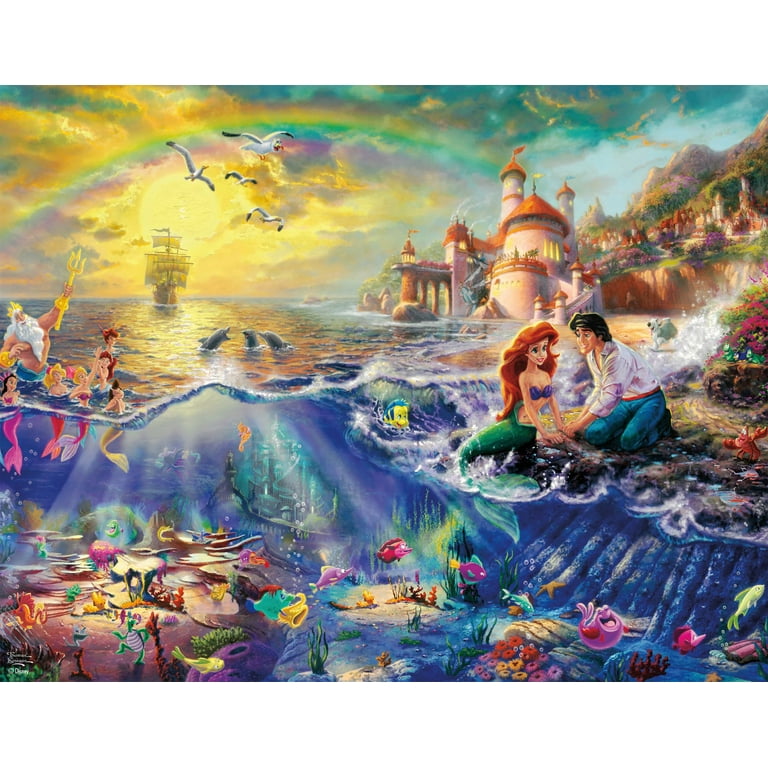 Ceaco Thomas Kinkade Disney 500-Piece Multipack Interlocking
