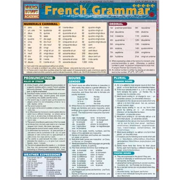 QuickStudy | French Grammar [225282]