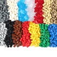 thumbnail image 3 of Juego de bloques de construcción Feleph, 700 unidades, 1 x 2 platos, 14 colores, 3 of 6