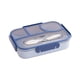 thumbnail image 1 of Caja Bento apilable con 5 compartimentos • 1100 ml de gran capacidad • A prueba de fugas • Apta para microondas y lavavajillas • Incluye utensilios, 1 of 1