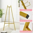thumbnail image 7 of 57" Gold Easel Stand for Sign, Heavy Duty Easel, 4-Tier AdjustableArt Easel for Painting, Wedding Sign Art, Posters, Pictures Welcome Signs, 7 of 7