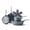 Blueberry Gray, variant on PRICUSIS Ceramic Nonstick 9 PCS Cookware Set, Non Toxic Frying Pan & Sauce Pan & Saute Pan, Induction Compatible & Dishwasher Safe