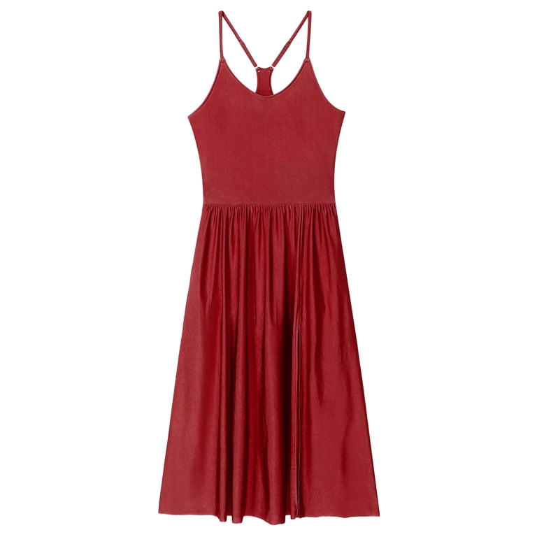 burgundy athletic dress Collegiate Outfitters Fitted Athletic Dress main image 1