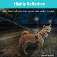 thumbnail image 6 of PoyPet Dog Harness No Pull,Adjustable Soft Padded Pet Vest with Easy Control Handle,No Choke Reflective Front Dog Harness for Small Medium Large Dogs,Mint Blue M, 6 of 9