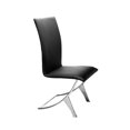 thumbnail image 1 of Zuo Chaise de Salle à Manger Moderne Delfin, Noire (Ensemble de 2), 1 of 6
