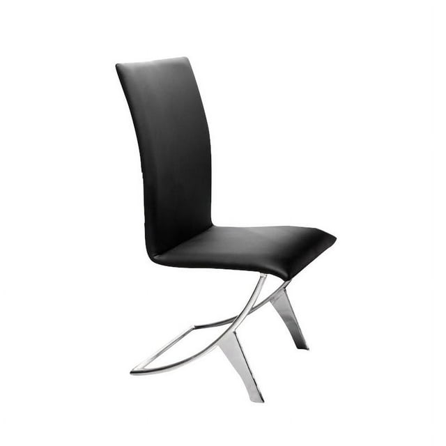 Zuo Modern Delfin Dining Chair, Black (Set of 2)