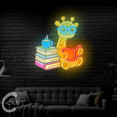 thumbnail image 3 of C-CRAFT Cute Giraffe Acrylic Led Light Sign 18 inch for Nursery Wall Decor, Gift for Animal Lover and Bookish - 25"/63cm, 3 of 3