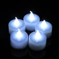 thumbnail image 3 of LED parpadeante parpadeante sin llama luz de té candelita vela eléctrica fiesta de Navidad blanco frío, 3 of 3