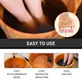 thumbnail image 5 of gel de baño para pies, baño de pies para adelgazar piernas, masaje de relajación de spa de reflexología podal (10PCS) kaili Sencillez, 5 of 5