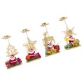 thumbnail image 4 of 4 adornos navideños para velas, copos de nieve, alces y estrellas de cinco puntas, para fiestas (estilo aleatorio)., 4 of 8