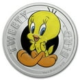 thumbnail image 1 of 2018 Tuvalu 1/2 oz Silver Looney Tunes Tweety Bird Proof, 1 of 5