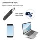 thumbnail image 4 of o Recorder Portable Mini Digital Voice Recorder One Button Record Rechargeable Recording Device with USB and Micro USB Interface, 4 of 5
