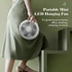 thumbnail image 3 of Mini LED Hanging Fan USB Rechargeable Desk Fan Portable 3 Speeds Wall Hanging Fan for Student Dormitory Home Outdoor Camping Office Small Desk Fan, 3 of 5