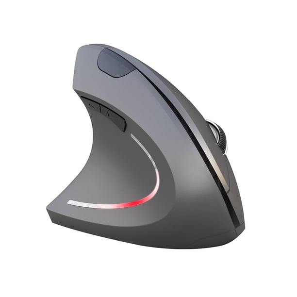 Ratón Inalámbrico Vertical para Computadora Portátil Ratón Ajustable Compatible con Bluetooth V3.0 Accesorio para Computadora Portátil, Gris Inevent EL001072-02