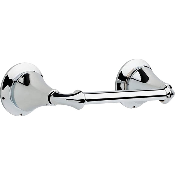 Delta Pivoting Toilet Paper Holder | Polished Chrome | Wall Mount | Linden Bathroom Accessories