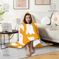 thumbnail image 4 of Wearable Blanket,Kawaii Halloween Ghosts Pattern Hooded Wearable Flannel Blanket for Adults & Teens,Winter Poncho Shawl Wrap Cape Cozy Anti-Pill,60"x80", 4 of 5