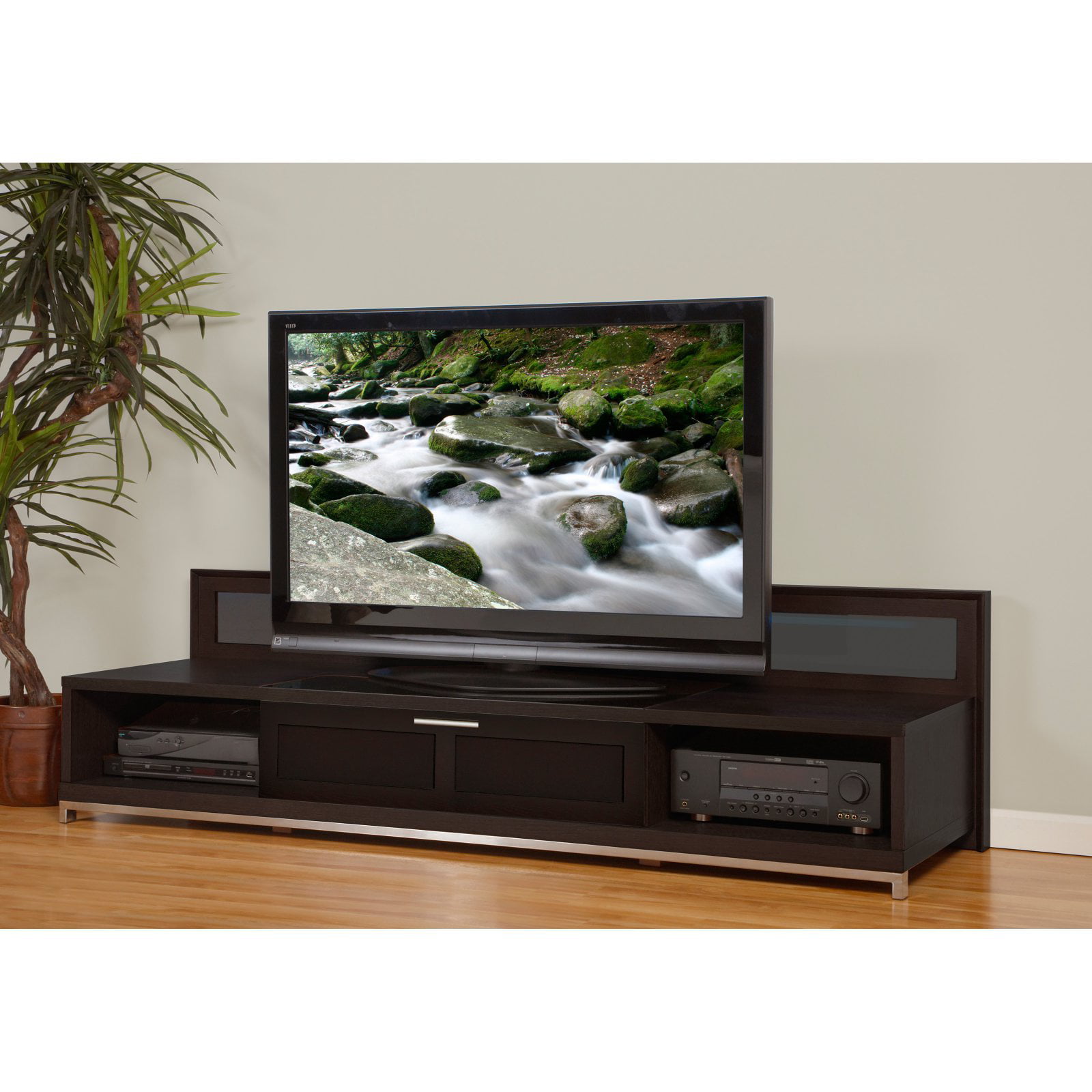 79 Inch Backlit Flat Screen TV Stand 